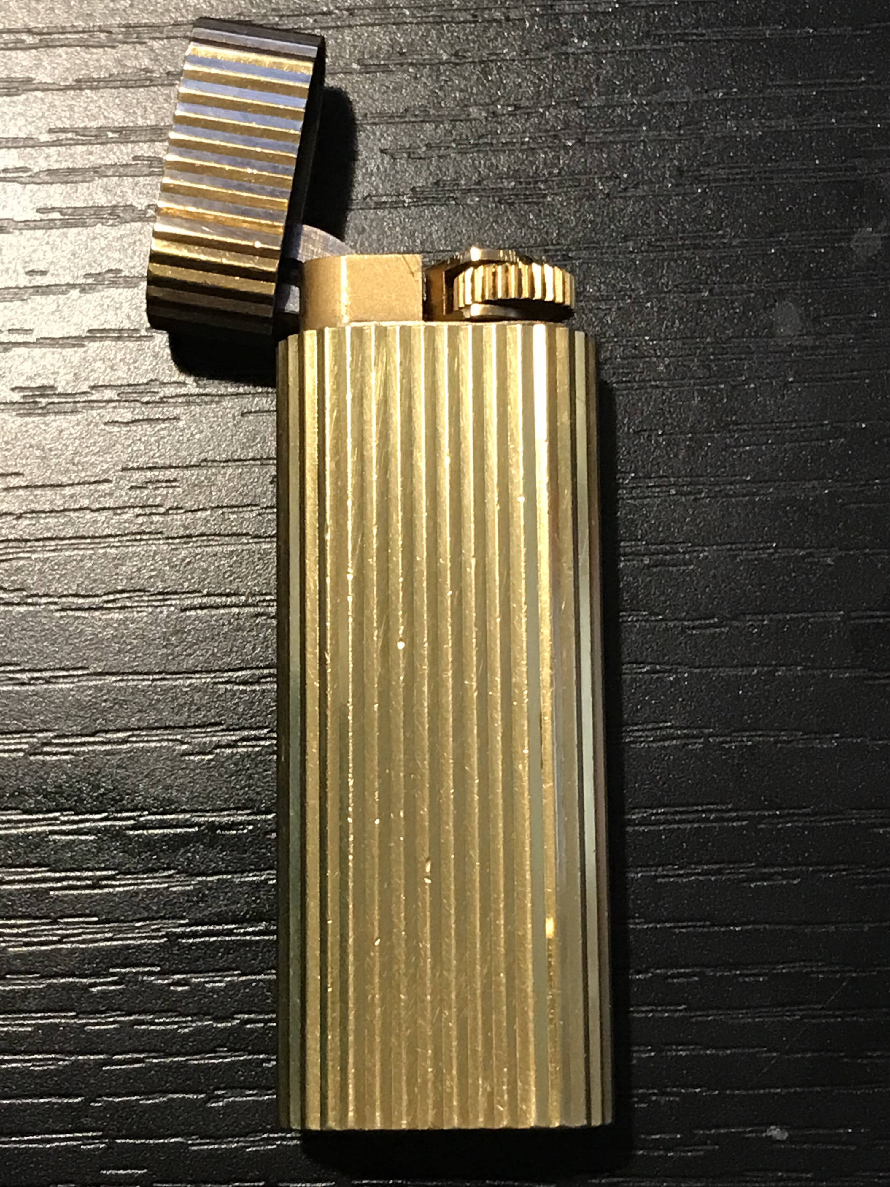 Cartier gold plated lighter
