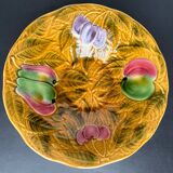 Sarreguemines slip fruit bowl