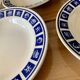 Vintage plates sea pattern