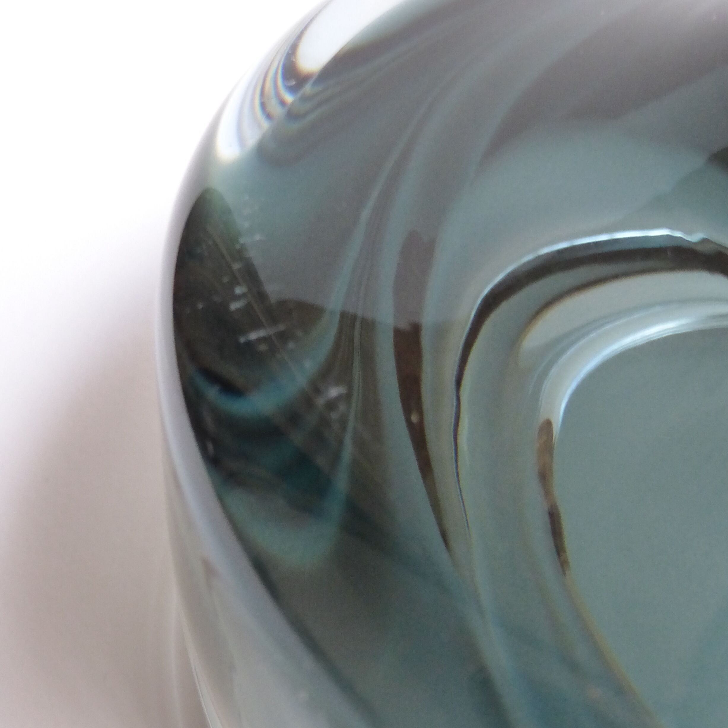 Scandinavian double-layered glass ashtray Per Lütken, 1960's