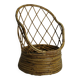 A cane tub type chair