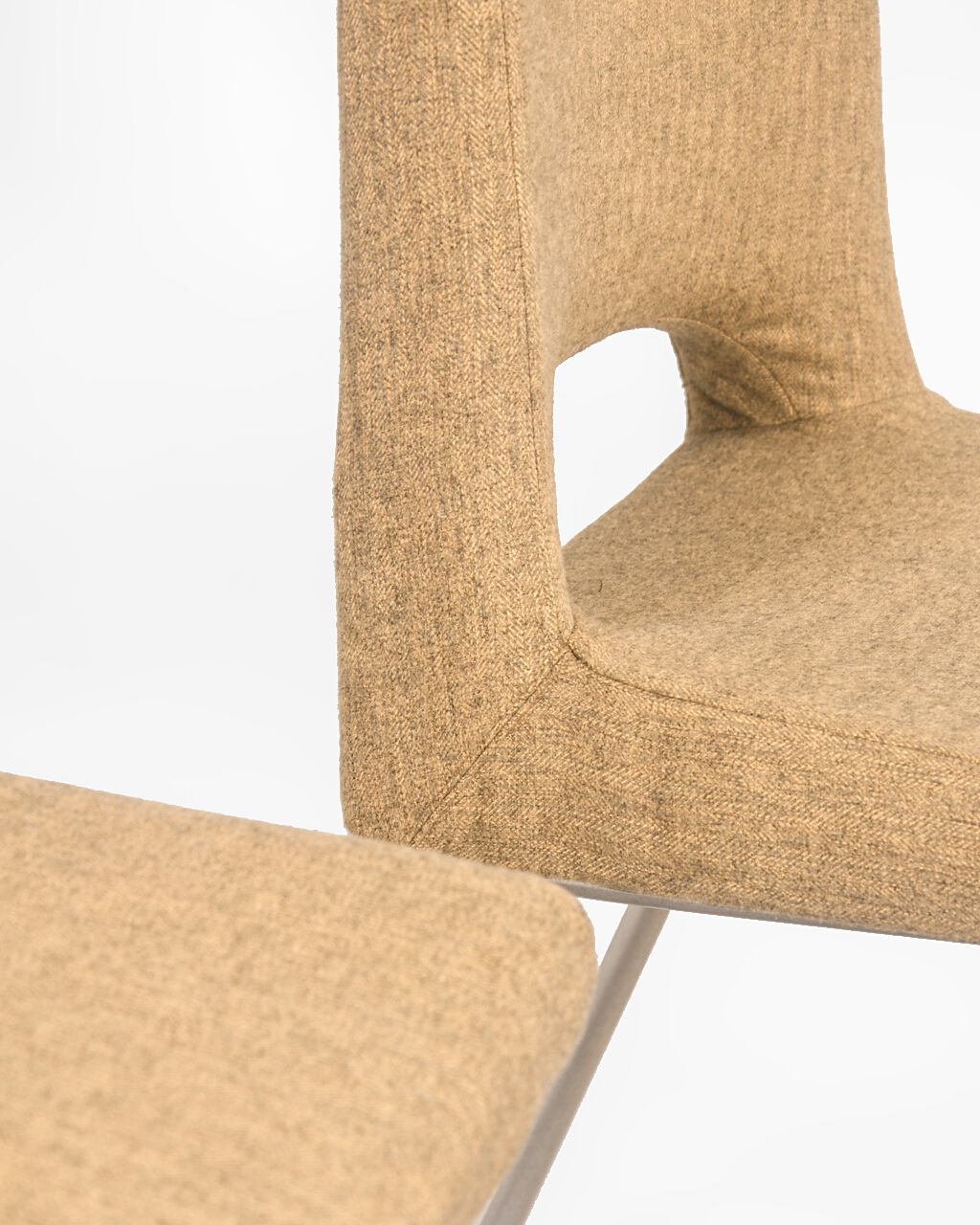 Set of 4 upholstered chairs, 1960's, France