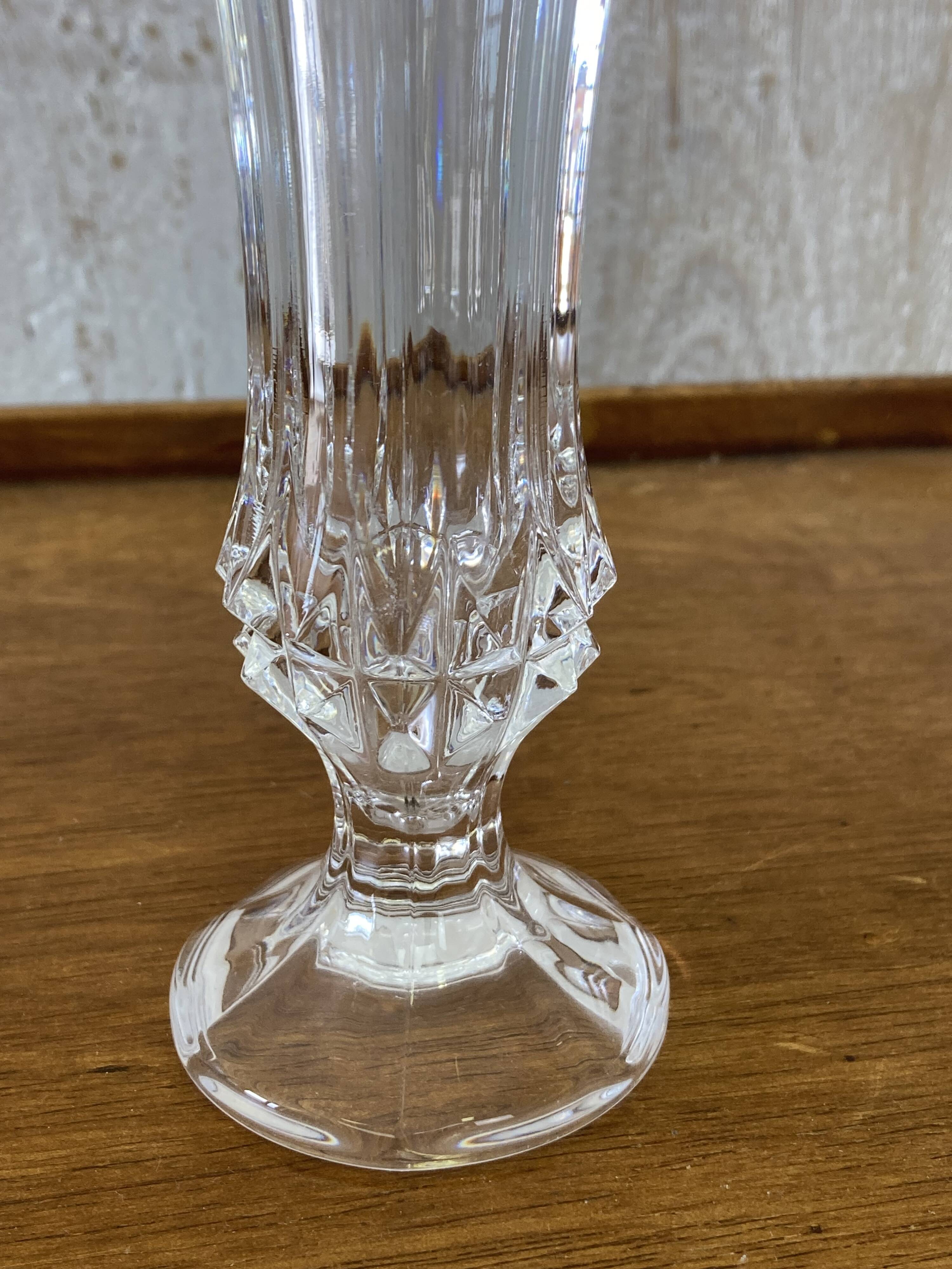 Vintage chiseled vase