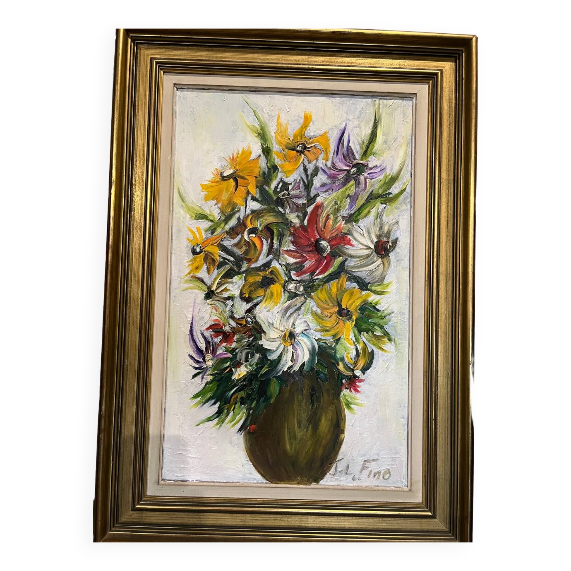 Oil painting Spring flowers