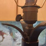 1930s wrought iron floor lamp
