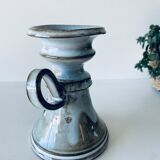 Enamelled ceramic candle holder