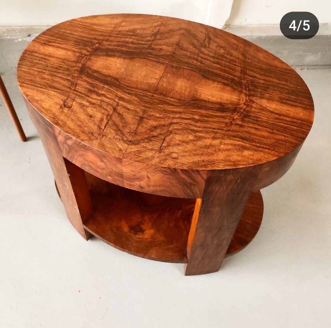 Art Deco rosewood pedestal table
