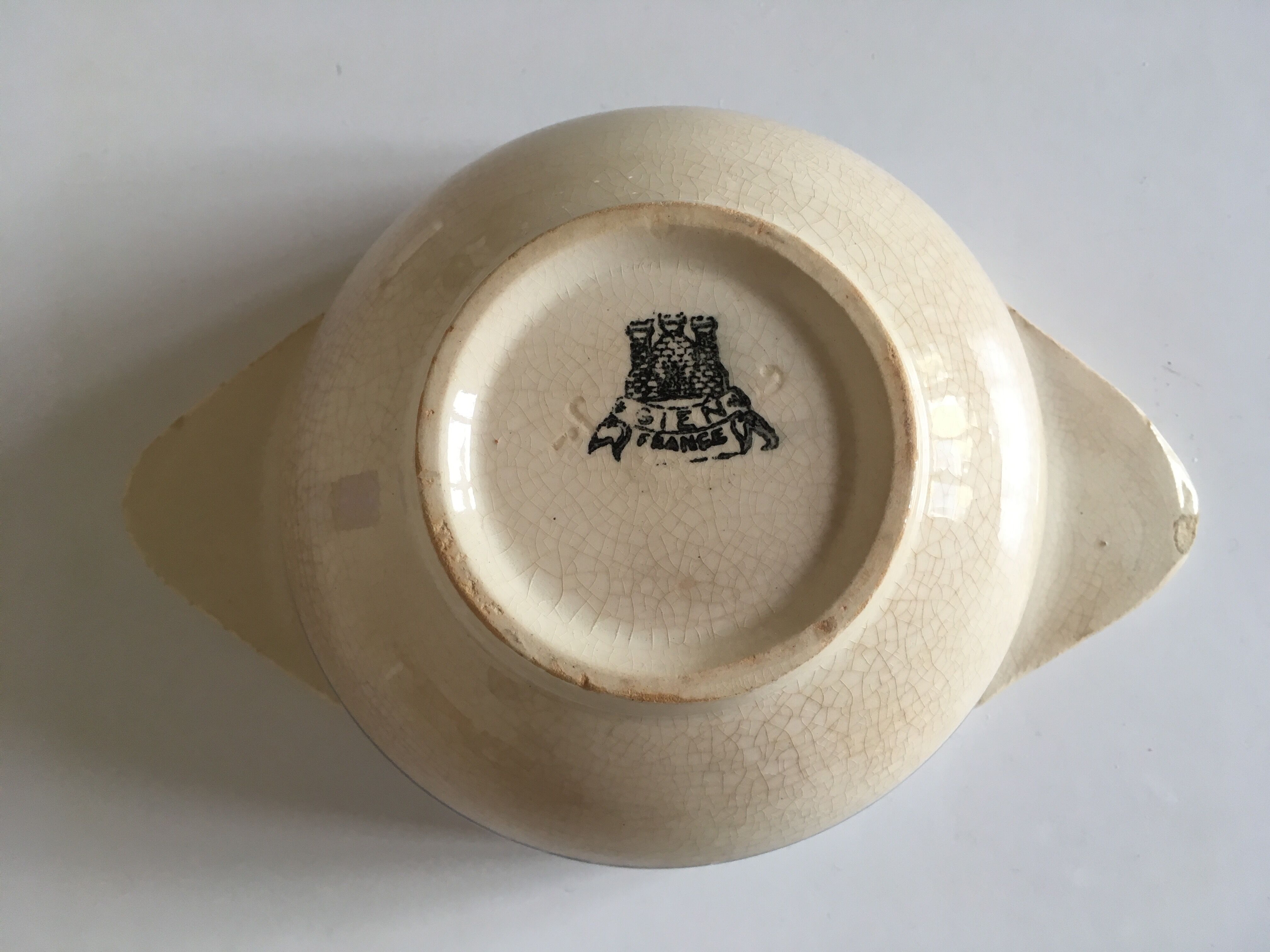 Gien pair of weak bowls 1910