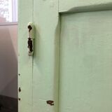 Low green patinated furniture