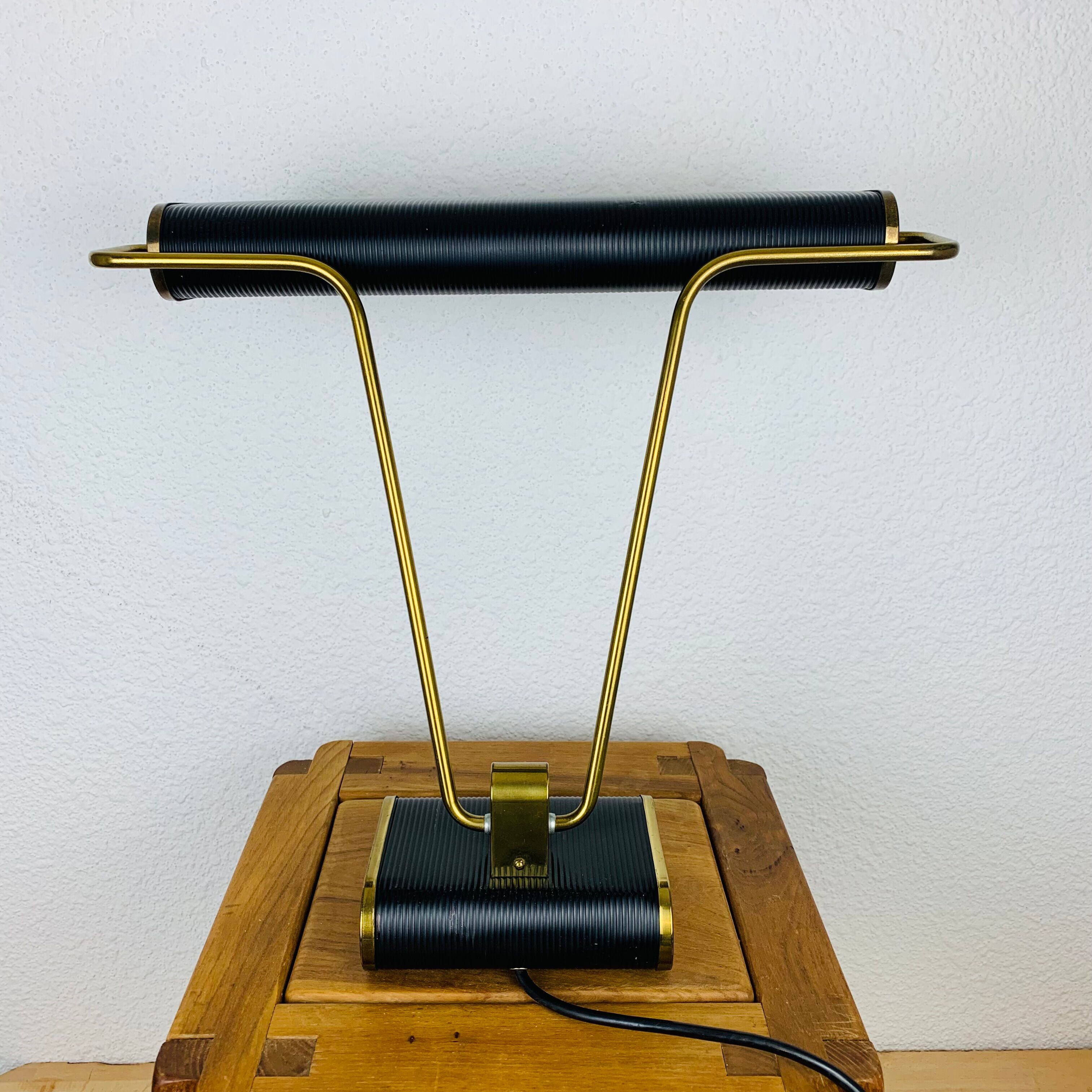 Lampe Jumo N71 noir et doré Jumo