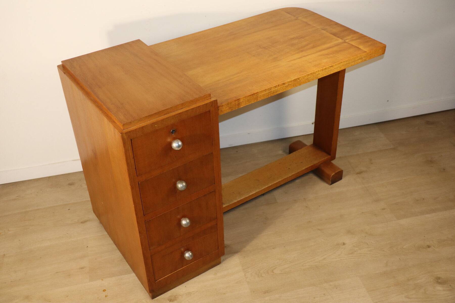 Art Deco style wooden desk, 1940