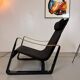 Leather and Steel Lounge Chair "Cité" by Jean Prouvé for Vitra, 2002