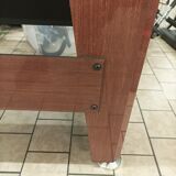 Old table football wood chrome vintage