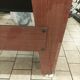 Old table football wood chrome vintage