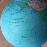 Vintage illuminated globe