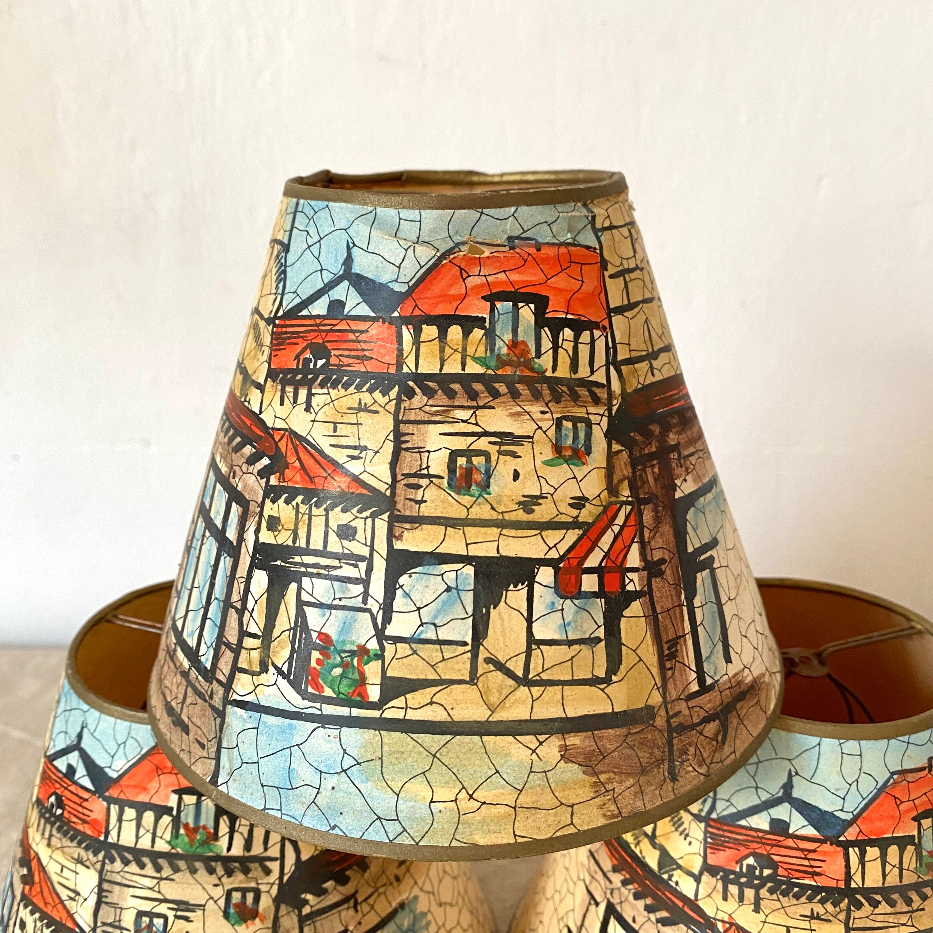 Antique offal hand-painted décor