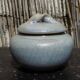 Blue ceramic box