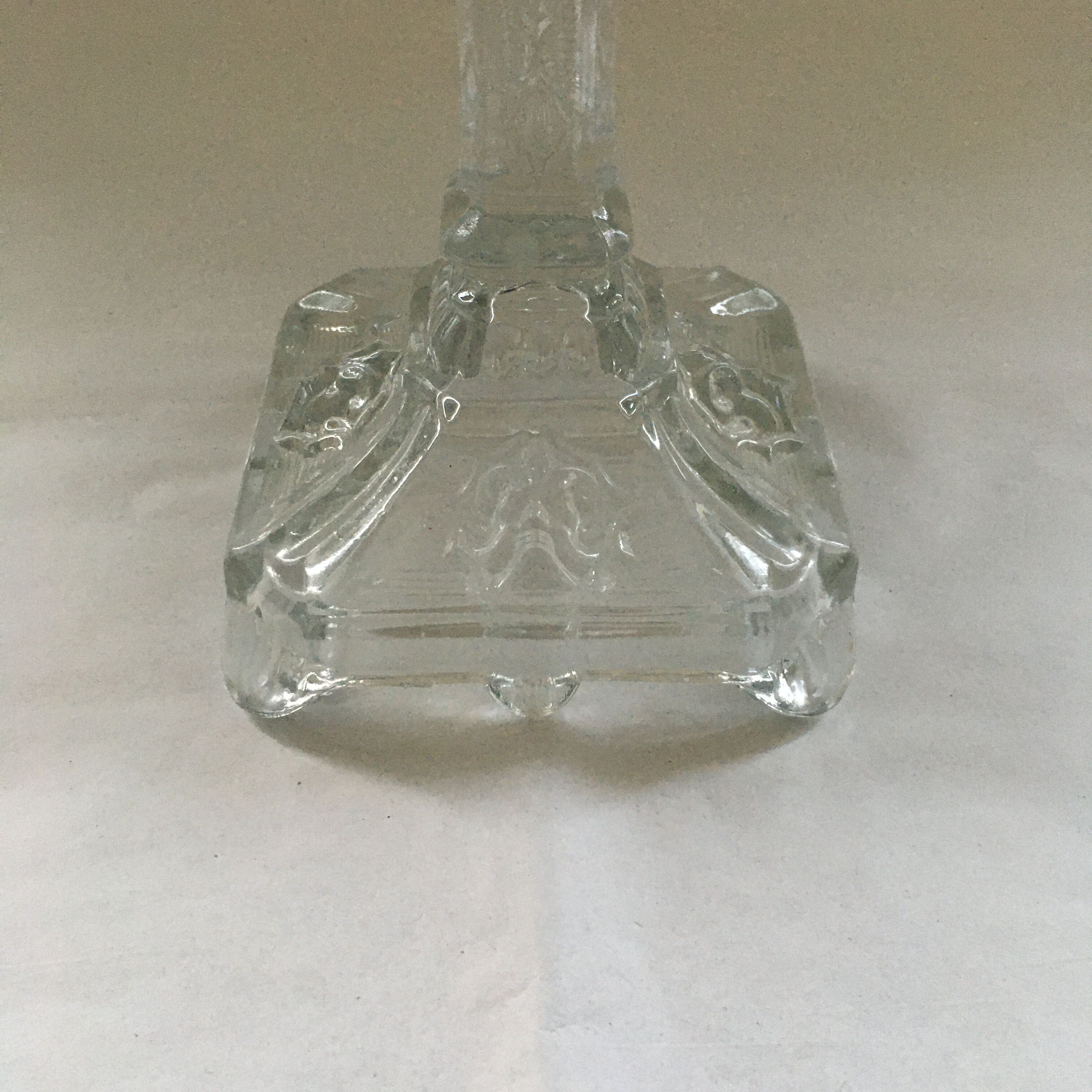 Bougeoir en verre