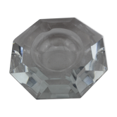 Octagonal ashtray in Crystal Val Saint Lambert