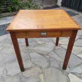 Small old administrative table 1 drawer