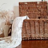 Old wicker basket