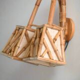 Double Bamboo Wall Sconce