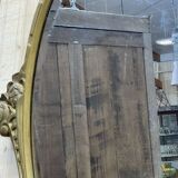 Oval Art Deco mirror from the 1930s - 73x60cm