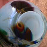 Vase a décor multicolore