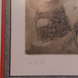 Alfred Steinmetzer (1918-2007), abstract composition, signed and dated etching