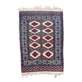 Tapis vintage fait main Bukhara 56cm x 83cm - 1C997