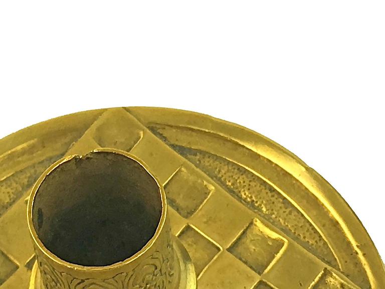 Jugendstil Sconce brass