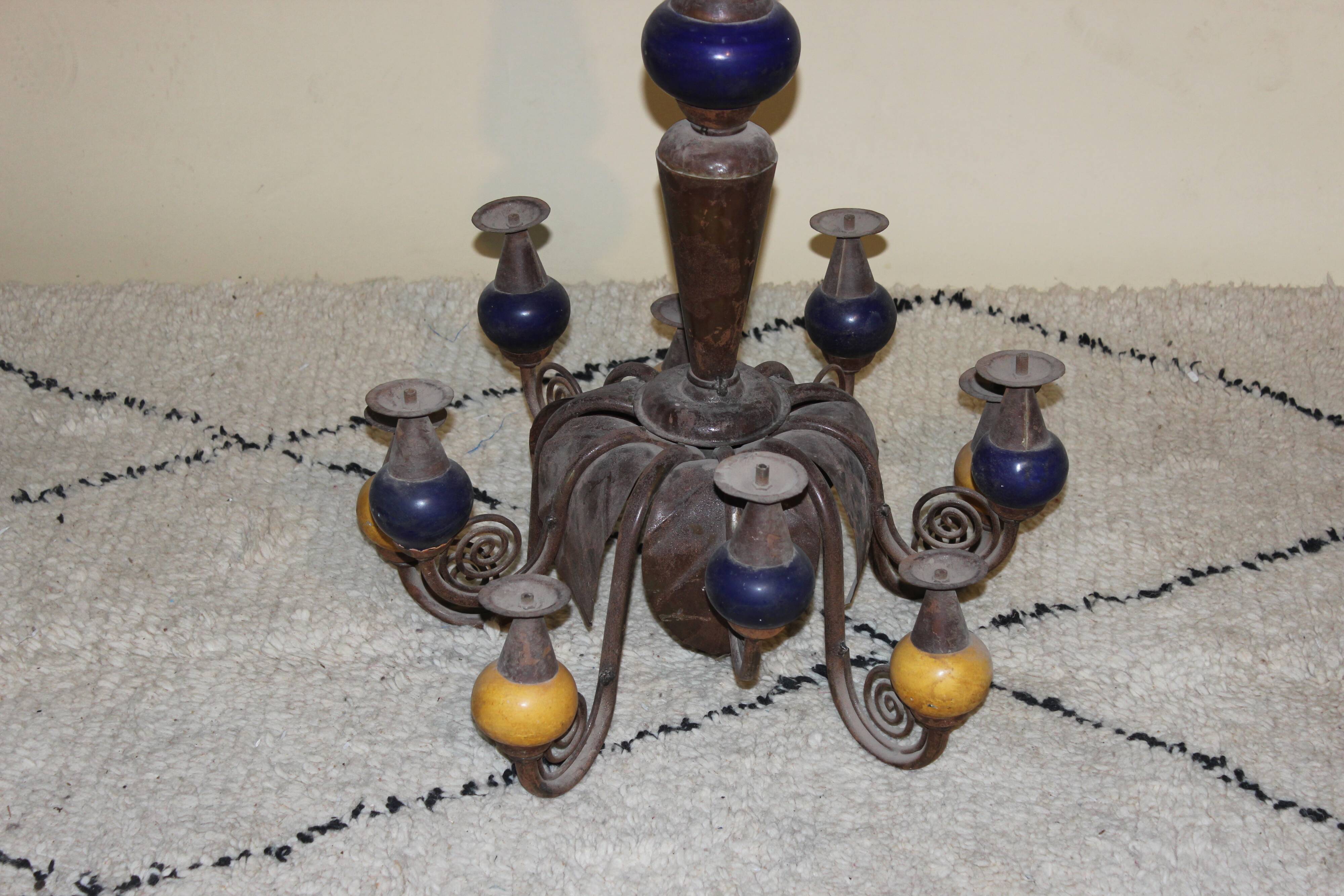 Frogé iron chandelier