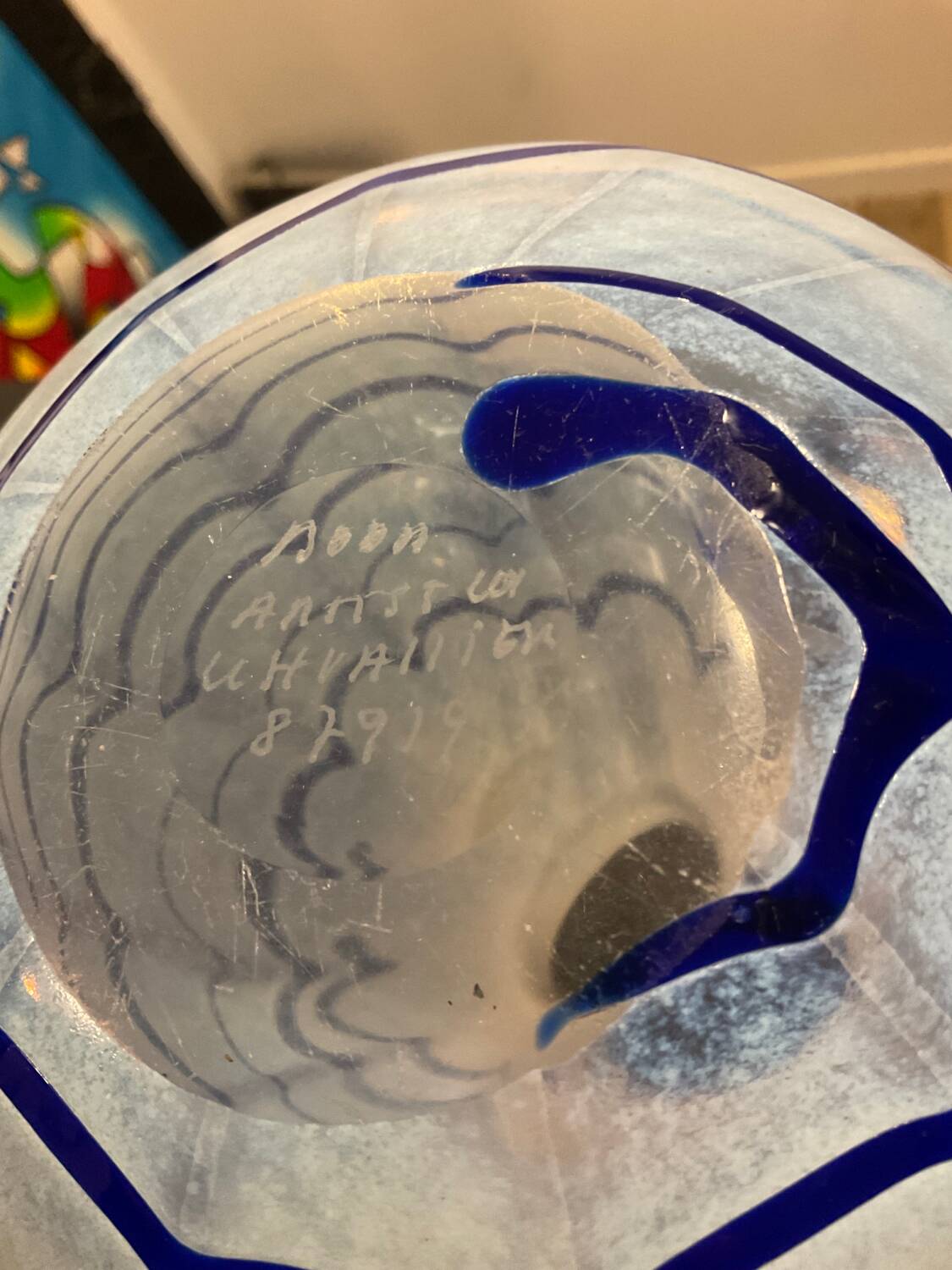 Kosta Boda vase by Bertil Vallien signed