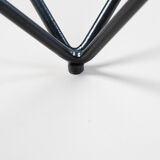 Metal and glass coffee table