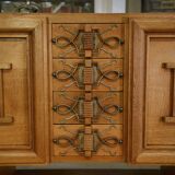 Oak buffet by Charles Dudouyt 1940s