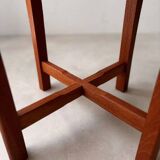 Danish solid teak side table from the 1960s.