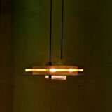 Post modern minimalist design pendant lamp by Dijkstra, Netherlands 1980s