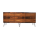 Exceptional sideboard Danish credenza 60s rosewood