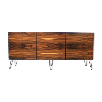 Exceptional sideboard Danish credenza 60s rosewood