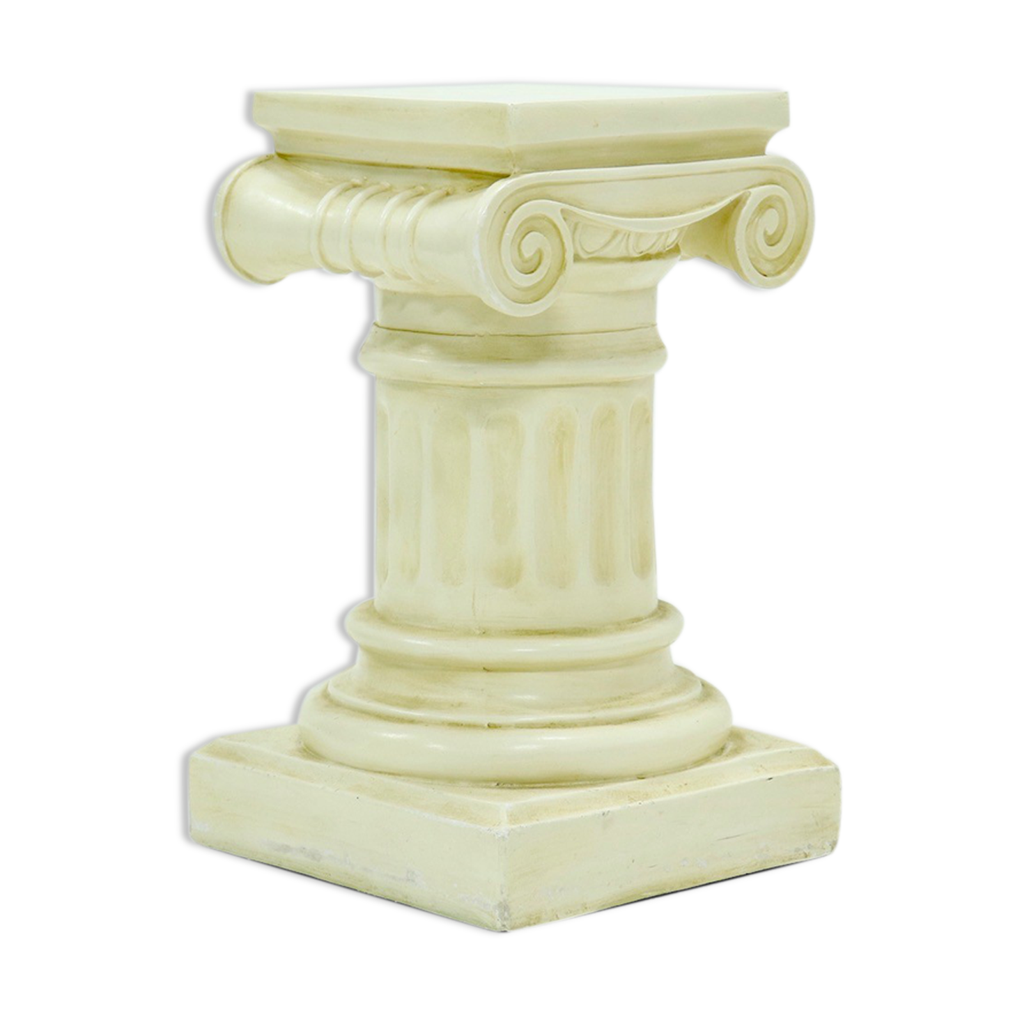 Neo classical plaster pedestal plant table 1980s