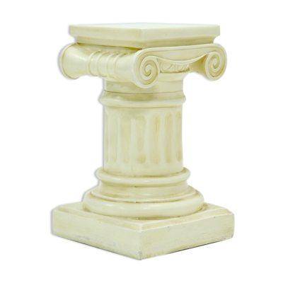 Table d'appoint en plâtre néo-classique des années 1980