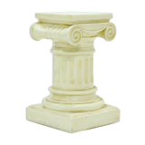 Neo classical plaster pedestal plant table 1980s