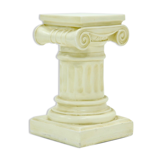 Neo classical plaster pedestal plant table 1980s