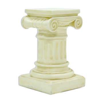 Table d'appoint en plâtre néo-classique des années 1980