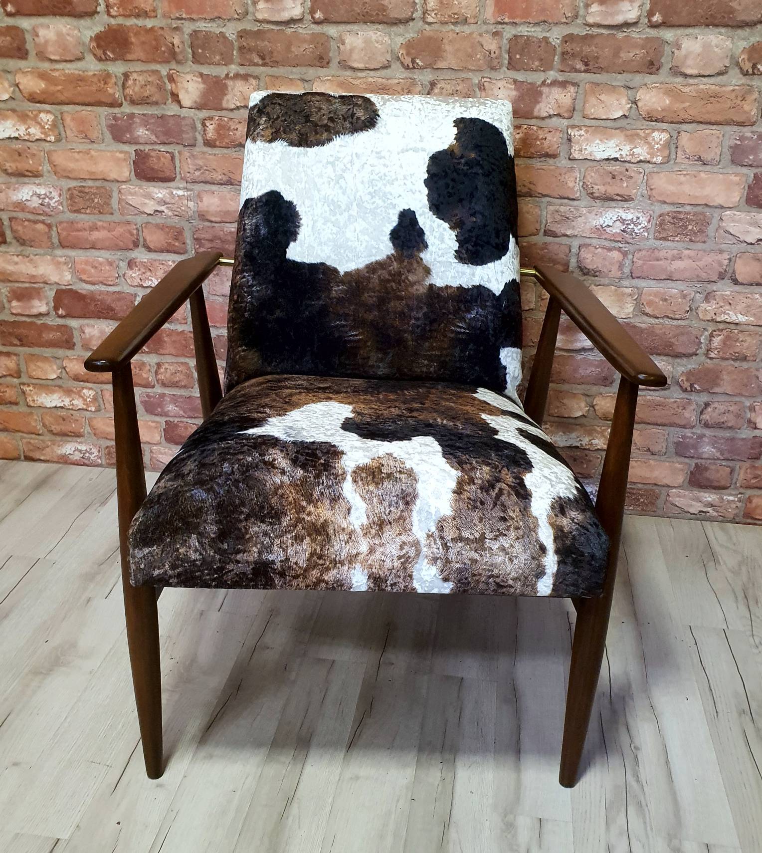 Renovated Armchair 1960s, PRL, vintage, Henryk Lis, Fox