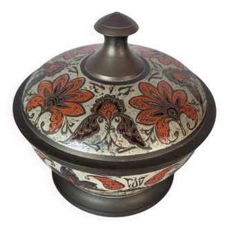 Enamelled Brass Candy Bowl