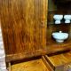 Unique art deco cabinet with drawers. Poland 1950s