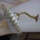 Swan collar sconce