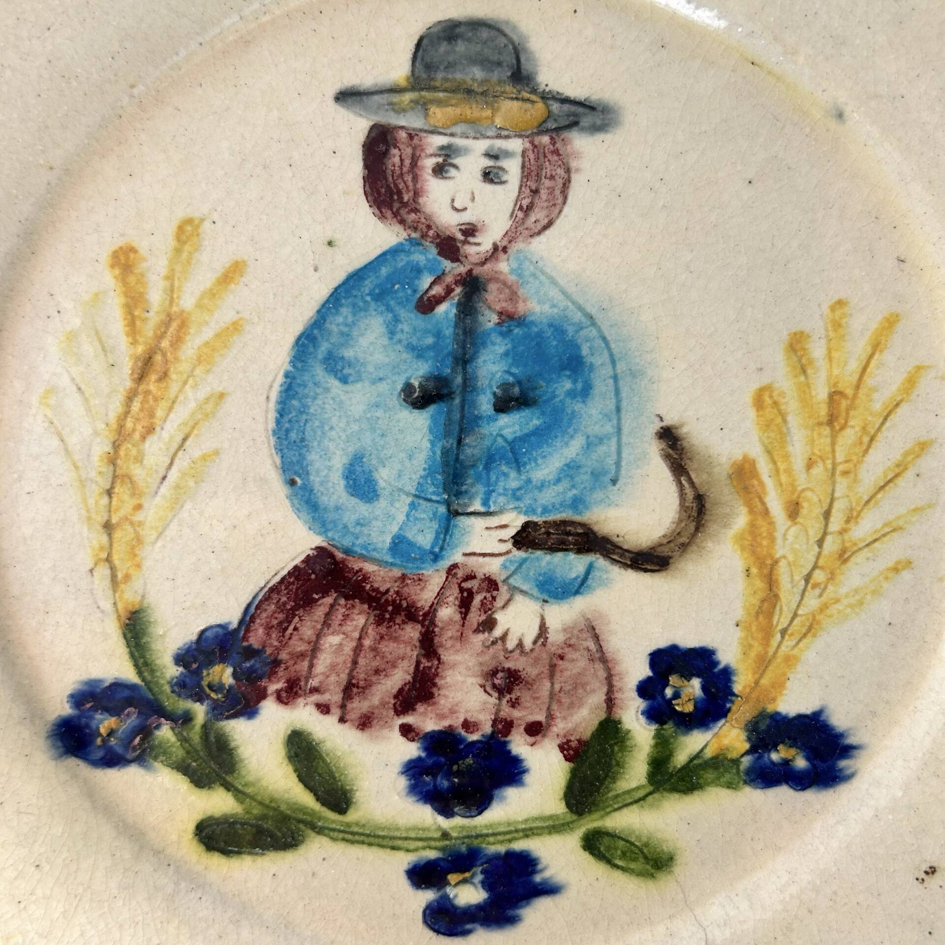 Old plate signed Redondo Martelo