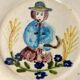 Old plate signed Redondo Martelo